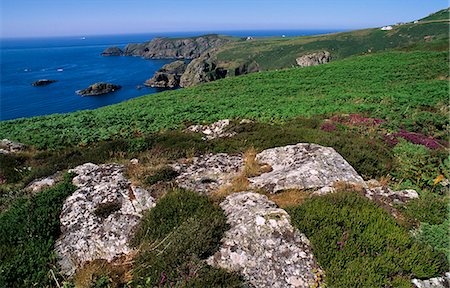 pembrokeshire coast - Wales. St David's Head,Pembrokeshire National Park Foto de stock - Con derechos protegidos, Código: 862-03437897