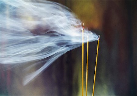 Smoky incense sticks in Chinese temple, Cholon, Ho Chi Minh City, Vietnam Stock Photo - Rights-Managed, Code: 862-03714195