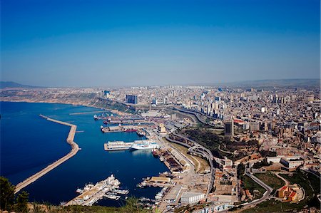 Algeria, Oran. Looking east across the city. Fotografie stock - Rights-Managed, Codice: 862-03710325