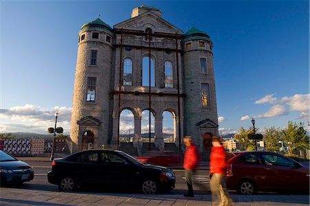 preserved - Quebec City, Canada. The facade of a church awaiting desctruction in Quebec City Stock Photo - Rights-Managed, Code: 862-03710655