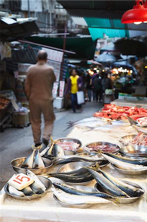 simsearch:862-03731089,k - Seafood stall on Peel Street, Central, Hong Kong, China Stock Photo - Rights-Managed, Code: 862-03710730