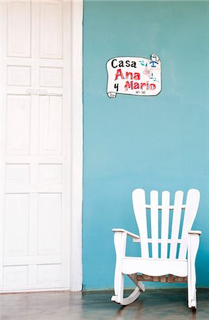 simsearch:862-06542555,k - Traditional rocking chair in Vinales, Cuba, Caribbean Foto de stock - Con derechos protegidos, Código: 862-03710758