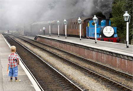 simsearch:862-03710961,k - Thomas the Tank Engine, Grosmont, North Yorkshire, Angleterre, Royaume-Uni Photographie de stock - Rights-Managed, Code: 862-03710951