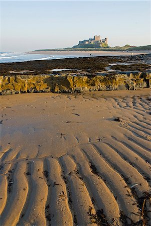 Bamburgh Castle, Northumberland, England. Foto de stock - Con derechos protegidos, Código: 862-03710985