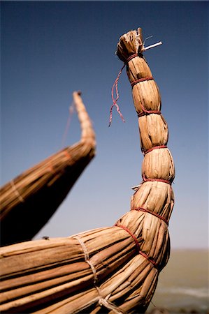 Ethiopia, Lake Tana. Traditional Tankwas (reed boats) on the banks of Lake Tana. Foto de stock - Con derechos protegidos, Código: 862-03711149
