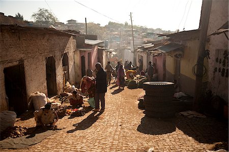 Ethiopia, Harar. Local Harari people buy goods off the market. Stock Photo - Rights-Managed, Code: 862-03711169