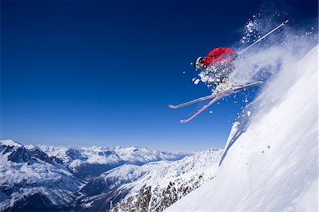 simsearch:610-00256089,k - A skier on the Grands Montets,Chamonix,France. Foto de stock - Con derechos protegidos, Código: 862-03711281