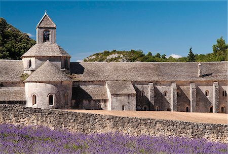 Senanque Abbey, Provence, France Foto de stock - Con derechos protegidos, Código: 862-03711318