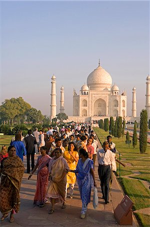 simsearch:862-03820611,k - Indische Familien besuchen das Taj Mahal, Agra, Indien Stockbilder - Lizenzpflichtiges, Bildnummer: 862-03711933
