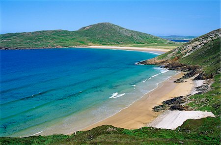 Irlande, comté de Donegal. Tranarossan Bay, la péninsule Rosguill. Photographie de stock - Rights-Managed, Code: 862-03712137