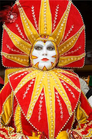 Carnival People in Costumes and Masks Stock Photo - Rights-Managed, Code: 862-03712253