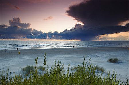 Liepaja blue flag beach, Liepaja, Latvia Stock Photo - Rights-Managed, Code: 862-03712656