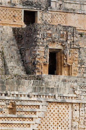 Uxmal, Mexico. The Mayan ruins at Uxmal in Yucatan Mexico Stock Photo - Rights-Managed, Code: 862-03712928