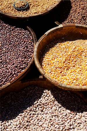 simsearch:862-03713032,k - Malawi, Zomba. In the covered market area of the former capital, a selection of seeds and beans for sale. Stock Photo - Rights-Managed, Code: 862-03713048