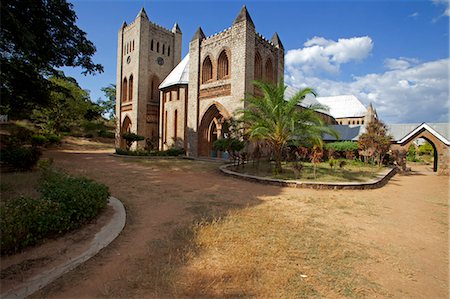 Malawi, Lake Malawi, Likoma Island. The impressive and seemingly out of place Anglican Cathedral of St Peter. Stock Photo - Rights-Managed, Code: 862-03713076