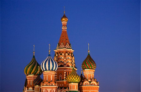 eastern orthodox - Russia, Moscow; St.Basil's Cathedral. Legend says the architect was blinded so he couldnt build anything as beautiful Stock Photo - Rights-Managed, Code: 862-03713299