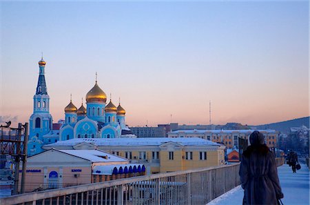 siberia - Russia, Siberia, Chita;  One of the cities at which the trans-siberian railway stops Stock Photo - Rights-Managed, Code: 862-03713338