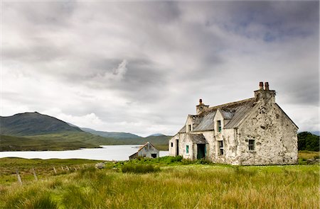 Derelict farmhouse near Arivruach, Isle of Lewis, Hebrides, Scotland, UK Foto de stock - Direito Controlado, Número: 862-03713386