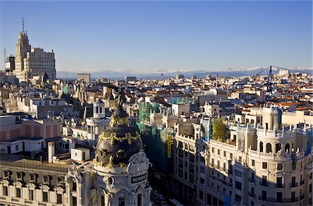 simsearch:862-03732388,k - Luftbild von der Innenstadt von Madrid, Spanien, Europa Stockbilder - Lizenzpflichtiges, Bildnummer: 862-03713478