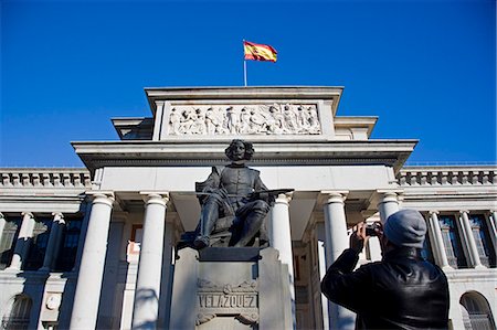 simsearch:862-03732388,k - Statue von Velazquez vor dem Museo del Prado, Madrid, Spanien, Europa Stockbilder - Lizenzpflichtiges, Bildnummer: 862-03713471