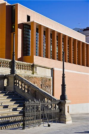 simsearch:862-03713484,k - Extension du Museo del Prado, par Rafael Moneo architecte, Madrid, Espagne, Europe Photographie de stock - Rights-Managed, Code: 862-03713473