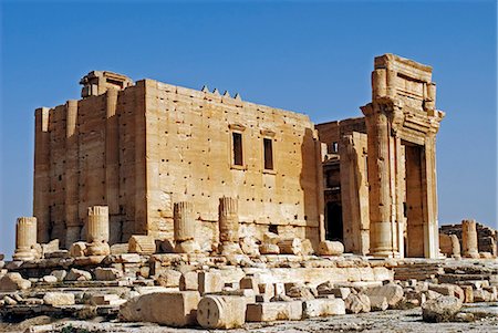 Syria, Palmyra. The Temple of Bel. Stock Photo - Rights-Managed, Code: 862-03713702