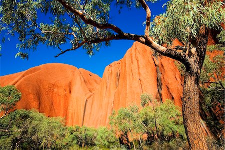 red centre - Australie, Northern Territory, Parc National d'Uluru-Kata Tjuta. Kantju Gorge sur la promenade de Mala à Uluru (Ayers Rock) (PR) Photographie de stock - Rights-Managed, Code: 862-03736274