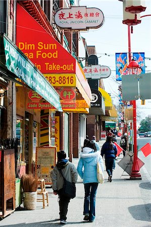 quartiere cinese - Canada, British Columbia, Vancouver, Chinatown Fotografie stock - Rights-Managed, Codice: 862-03736391