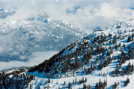 Canada, British Columbia, Whistler, venue of the 2010 Winter Olympic Games Stock Photo - Rights-Managed, Code: 862-03736402