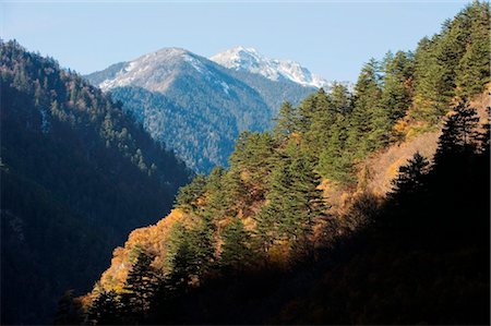 China, Sichuan Province, Jiuzhaigou National Park, Unesco World Heritage Site Foto de stock - Con derechos protegidos, Código: 862-03736485