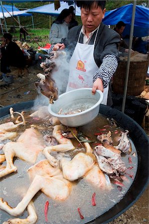 simsearch:862-03736522,k - China, Provinz Guizhou, Leishan, Hund vorbereitet zum Kochen Stockbilder - Lizenzpflichtiges, Bildnummer: 862-03736529