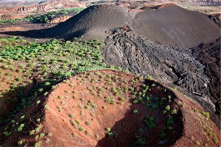 Andrew s volcano, one of the numerous volcanic craters dotting the volcanic ridge, known as The Barrier. Stock Photo - Rights-Managed, Code: 862-03736861