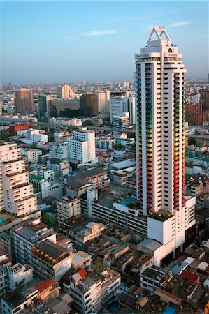 picture of thailand city - Thailand, Bangkok. A view of Bangkok City in the early morning. Stock Photo - Rights-Managed, Code: 862-03737215
