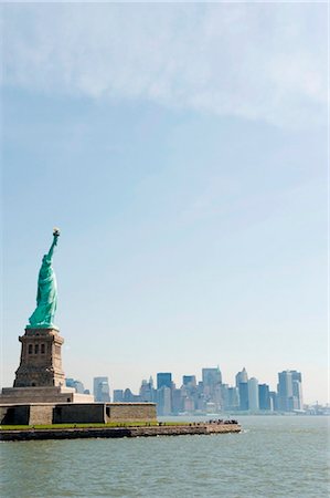 freedom monument - USA, état de New York, New York City, Statue de la liberté donnée aux États-Unis par la France 1886, sculptée par Frédéric Auguste Bartholdi Photographie de stock - Rights-Managed, Code: 862-03737375
