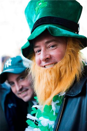 st patricks day - USA, New York State, New York City, Manhattan, St Patricks Day celebrations, 5th Avenue Stock Photo - Rights-Managed, Code: 862-03737396