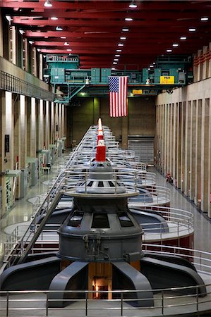 United States of America Nevad, Arizona Boulder City. Power Plant Foto de stock - Con derechos protegidos, Código: 862-03737417