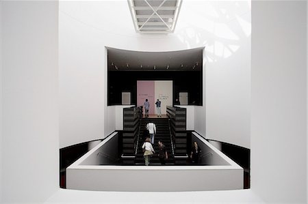 United States of America, California, San Francisco, detail of the stairs in the Museum of Modern Art (MOMA) by Mario Botta, Foto de stock - Con derechos protegidos, Código: 862-03737421