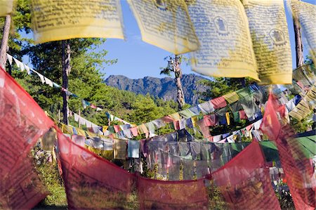 simsearch:862-03730965,k - Asien, Bhutan, Thimphu, Gebetsfahnen Stockbilder - Lizenzpflichtiges, Bildnummer: 862-03730965