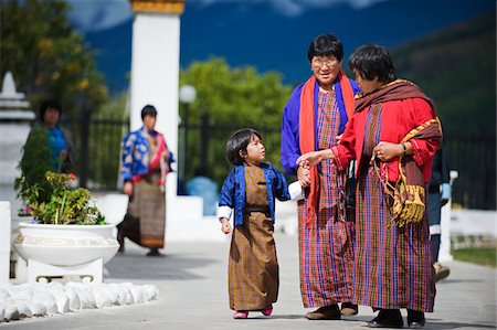 Asia, Bhutan, Thimphu, Pilgrims at the National Memorial Chorten Stock Photo - Rights-Managed, Code: 862-03730962