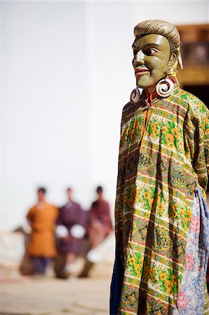 simsearch:862-03730966,k - Asien, Bhutan, Phobjikha Tal, Tsechu Festivals Gangtey Gompa Kloster Stockbilder - Lizenzpflichtiges, Bildnummer: 862-03730986