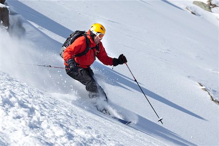 simsearch:862-03807589,k - A skier descending Mount Affawat in Gulmarg, Kashmir, India Stock Photo - Rights-Managed, Code: 862-03731286
