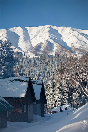 simsearch:862-03807589,k - Highlands Park Hotel with Mount Affawat behind in Gulmarg, Kashmir, India Stock Photo - Rights-Managed, Code: 862-03731294