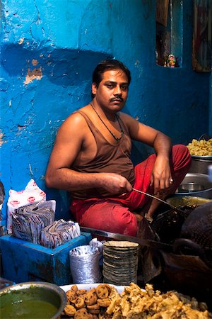 delhi - Un étal de nourriture dans le vieux Delhi, Inde Photographie de stock - Rights-Managed, Code: 862-03731321