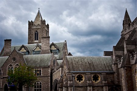 simsearch:862-03888487,k - Extérieur de la cathédrale Christ Church de Dublin, Irlande Photographie de stock - Rights-Managed, Code: 862-03731397