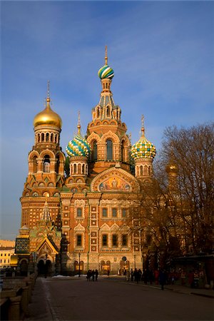 eastern dome - Russia, St. Petersburg; The restored Church of Christ the Saviour, also known as Church on Spilled Blood Stock Photo - Rights-Managed, Code: 862-03732200