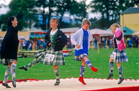 scottish culture - Practising dancers at a  Highland Gathering, Invergordon, Ross & Cromarty, Scotland Stock Photo - Rights-Managed, Code: 862-03732258