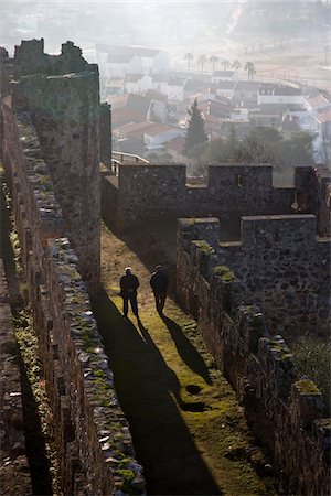 Partial view of the castle of Medellin, Badajoz, in the south of Spain, Europe Stock Photo - Rights-Managed, Code: 862-03732377