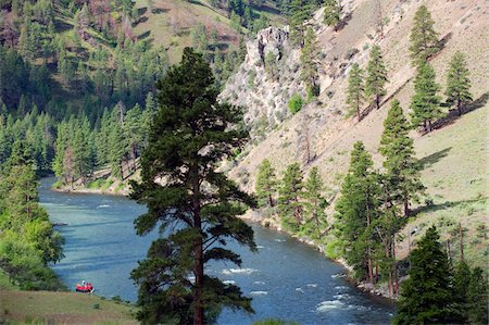 Fourche du milieu de la rivière Salmon, Frank Church Wilderness, état de l'Idaho, États-Unis d'Amérique. Photographie de stock - Rights-Managed, Code: 862-03732413