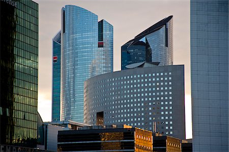 View of La Defense, the main business district of Paris, France Stock Photo - Rights-Managed, Code: 862-03807417