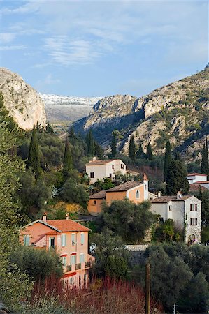 simsearch:862-03807431,k - Europe, France, French Riviera, Cote d'Azur, perched village of Peillon Stock Photo - Rights-Managed, Code: 862-03807432